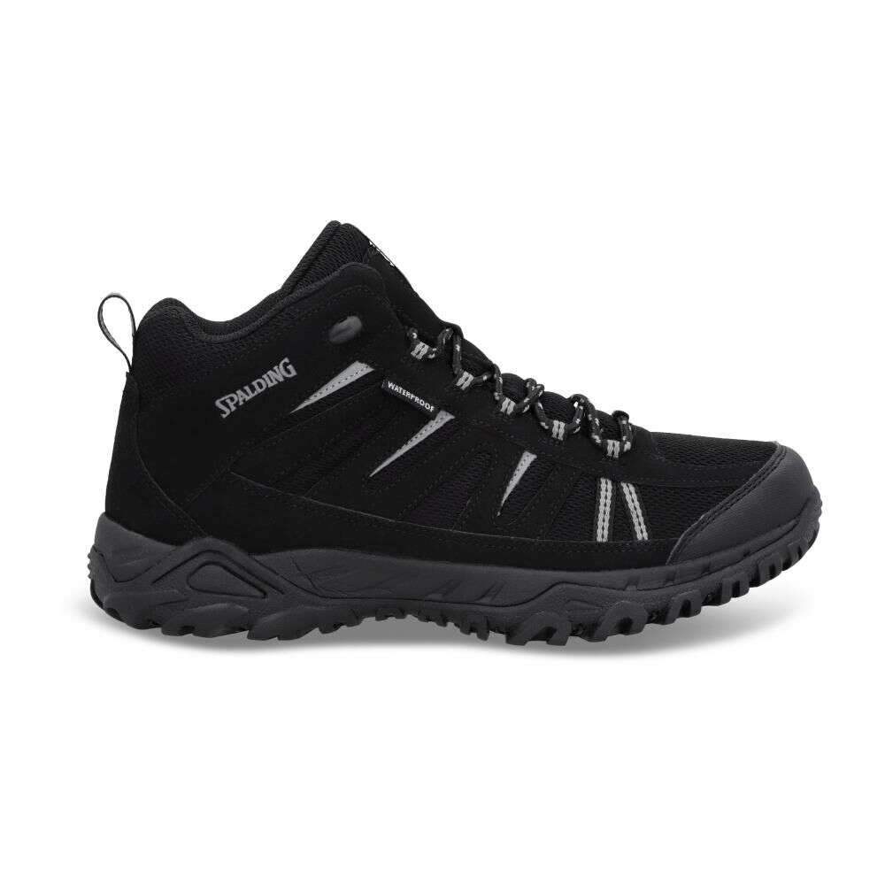Zapatilla Spalding Hombre Hiker Mid Waterproof Negro image number 0.0