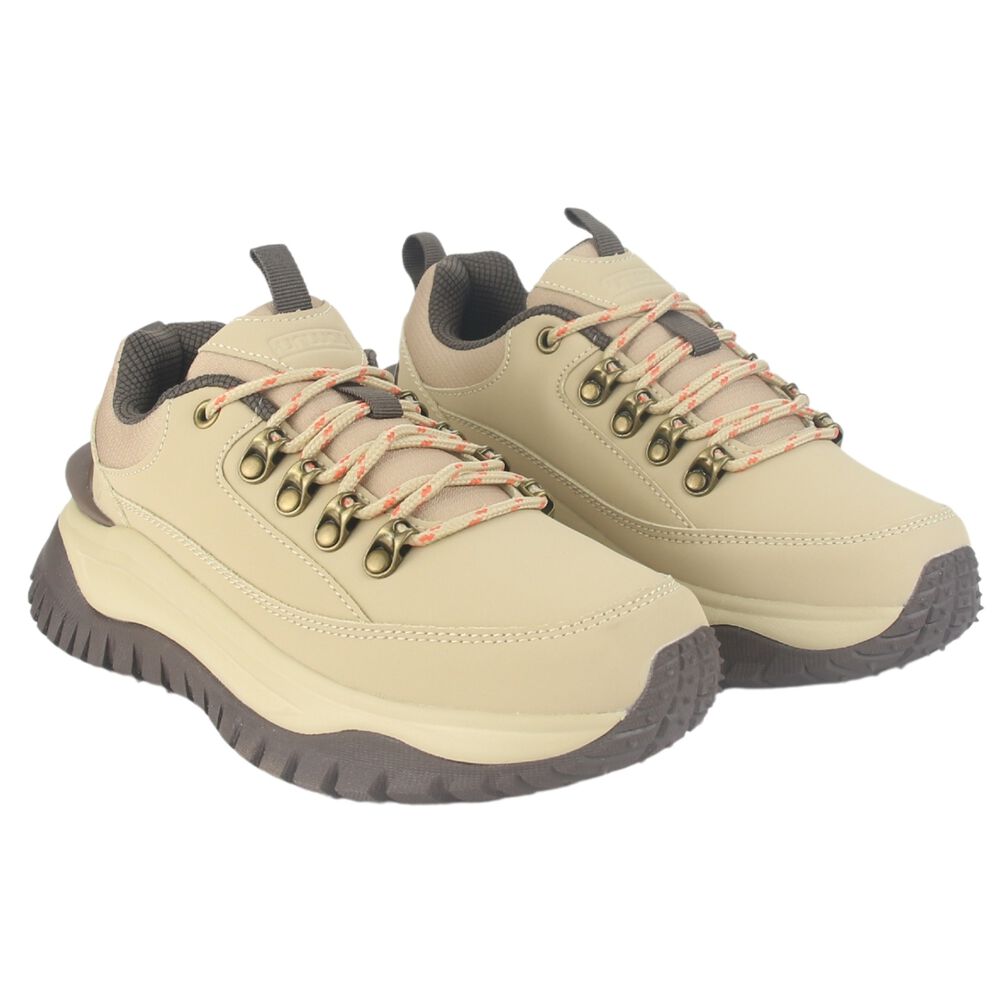 Zapatilla Outdoor Funway Mujer Volkan-1 Beige image number 4.0