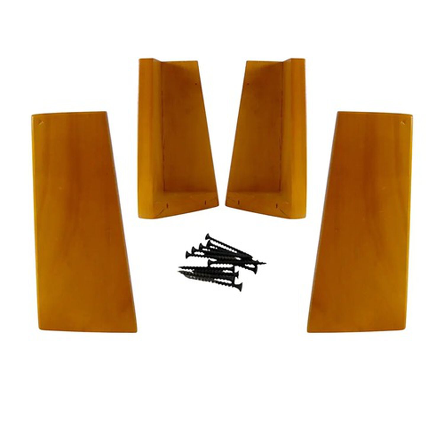 Kit 4 Patas Universales Para Cama Europea - Miel 19.5 Cm image number 0.0