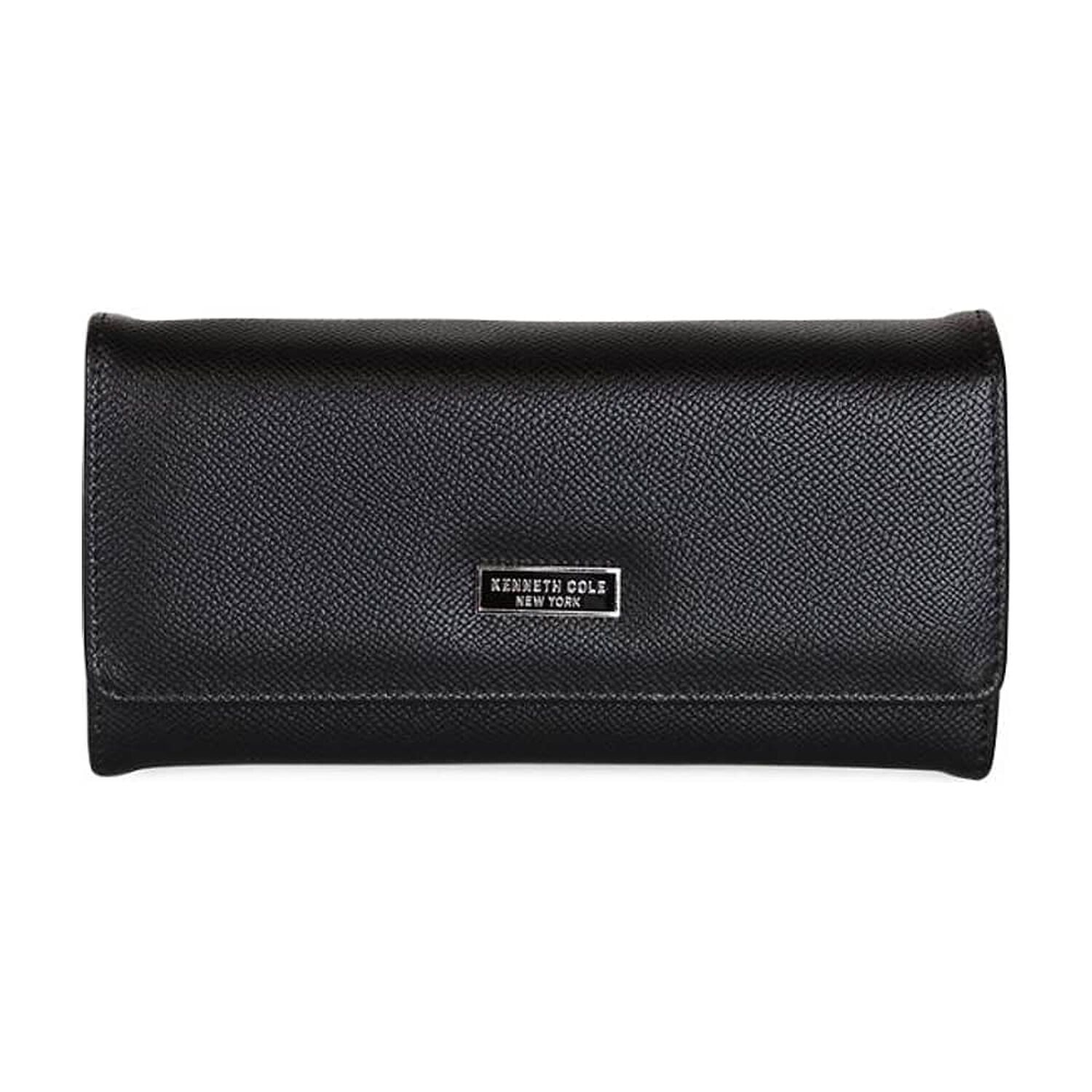 Billetera Mujer Flap-bessie Negra Kenneth Cole image number 0.0
