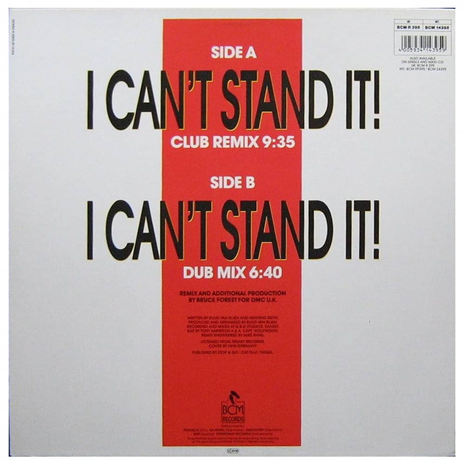 Twenty 4 Seven - I Can't Stand It(club Remix) | 12" Maxi Single Usado image number 1.0