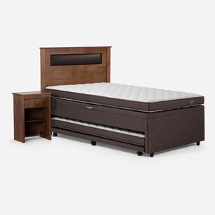 Bed Boxet Rosen Ergo T / 1.5 Plazas + Set de Maderas Ferrara