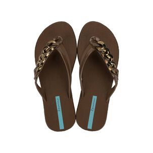 Sandalia Mujer Caf&eacute;/bronce Metal Glam Ipanema
