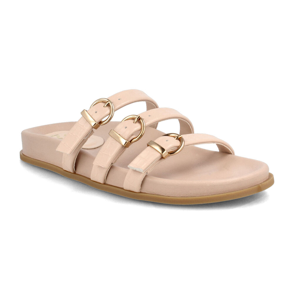 Sandalia Mujer Bata Licia Beige image number 1.0