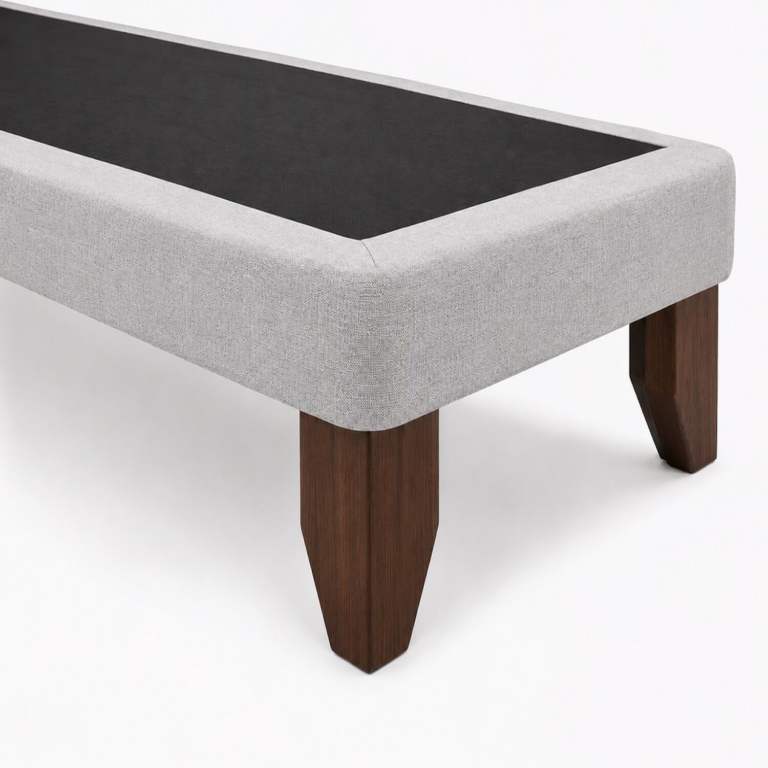 Base De Cama Europea 2 Plazas Base Dividida 200 Cm Gris Claro image number 2.0