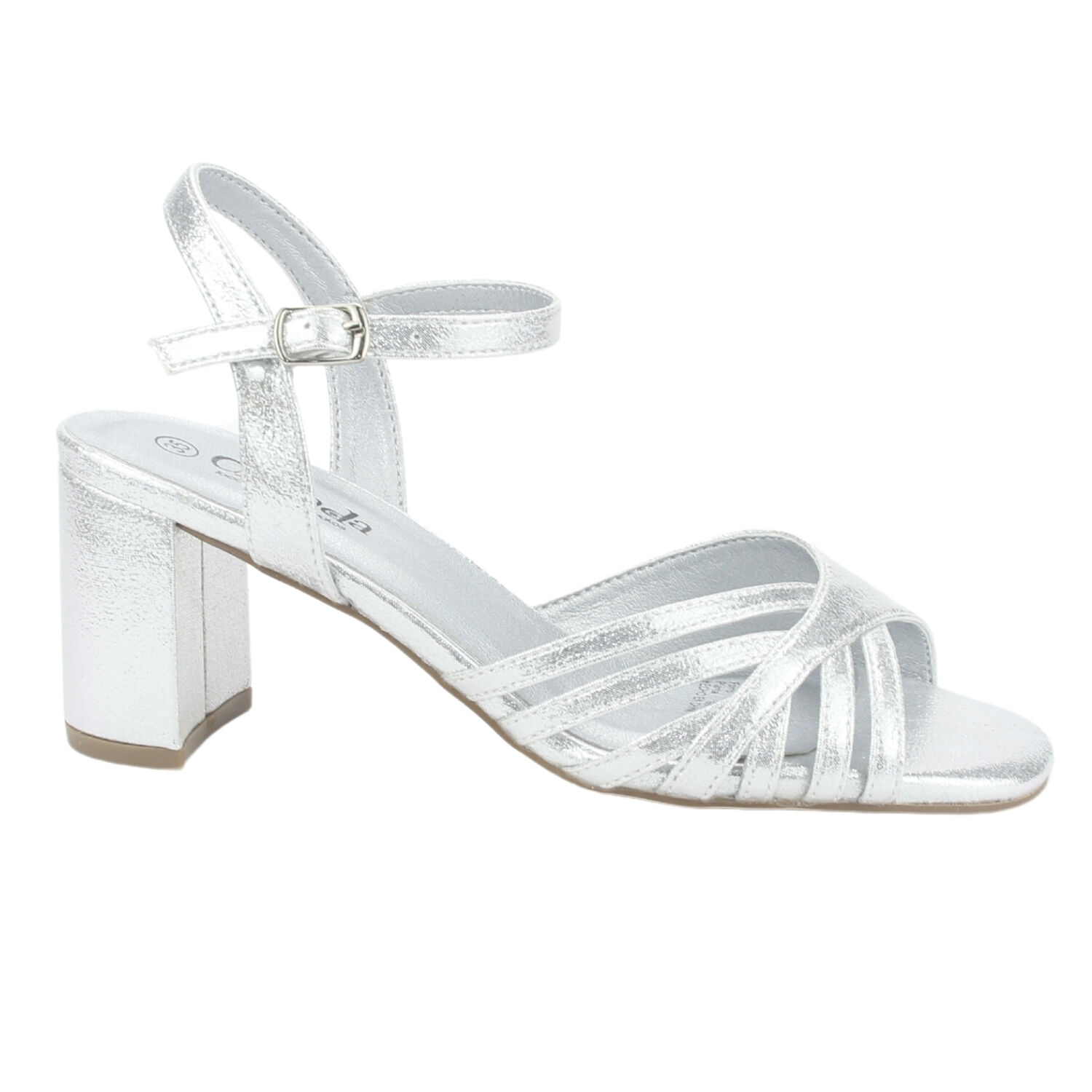 Sandalia Chalada Mujer Foly-2 Plateado Casual image number 0.0