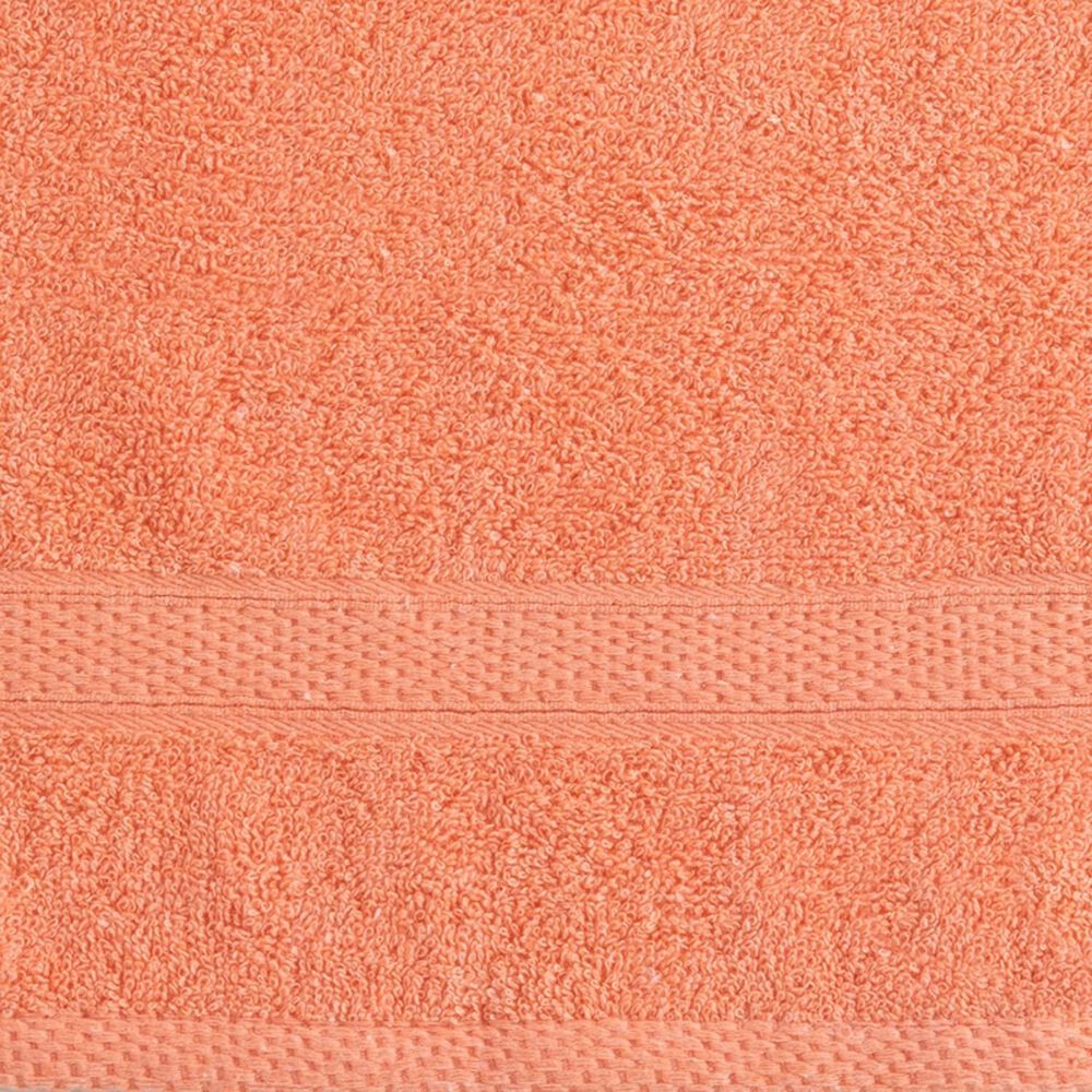 Set 2 Toallas Colorix 380 Grs / Coral Plumetti image number 0.0