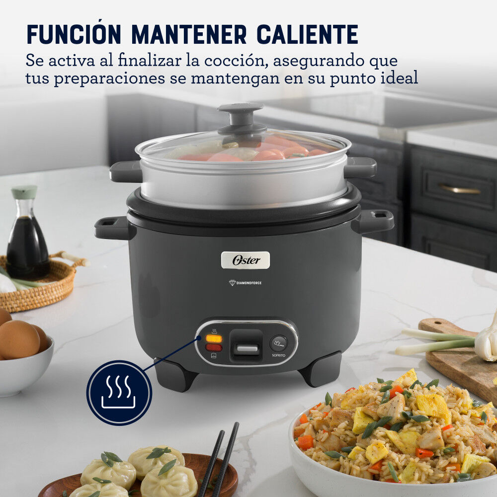 Arrocera 3 En 1 Oster 10 Tazas Diamond Force Ckstrc10dfske image number 3.0