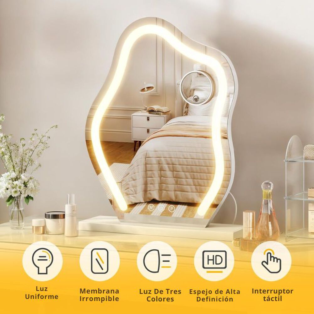 Espejo Led Para Tocador 43,43 X 56,89 Cm image number 4.0
