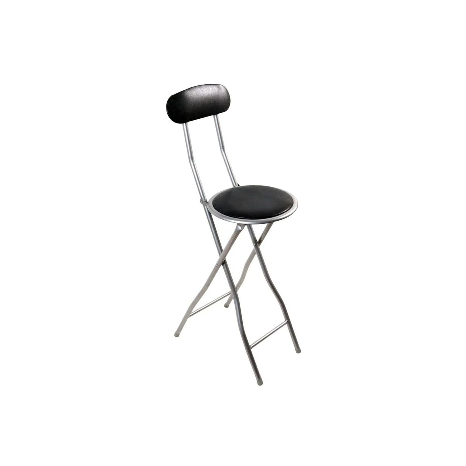 Silla Plegable Port&aacute;til Con Respaldo Multiuso Liviana Negro Y Gris image number 0.0
