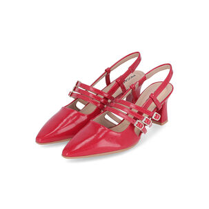 Zapato Mujer Hebillas Irene Rojo Piccadilly