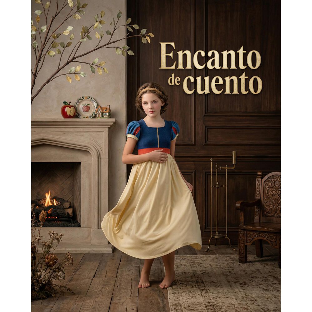 Disfraz Princesas Blanca Nieves Ni&ntilde;a Disney image number 12.0