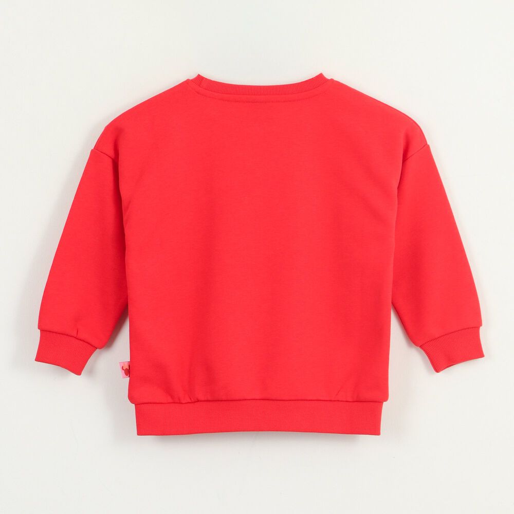 Poler&oacute;n Cerrado Ni&ntilde;a Rojo Cara Minnie Disney image number 1.0