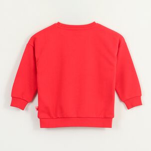 Poler&oacute;n Cerrado Ni&ntilde;a Rojo Cara Minnie Disney