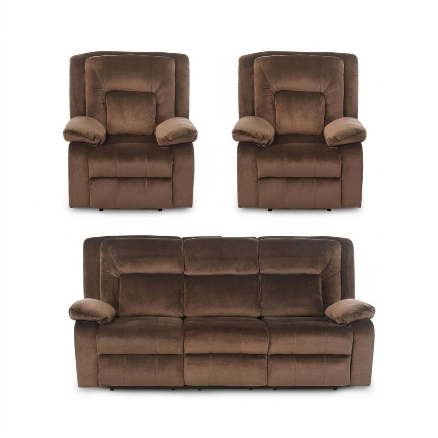 Juego De Living Reclinable Cic Amberes / 3 Cuerpos + 1 Cuerpo image number 0.0