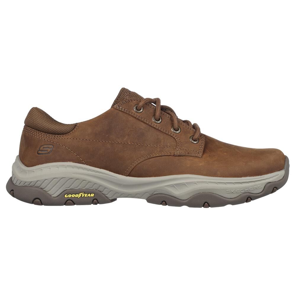 Zapato Casual Hombre Skechers Craster Café image number 1.0