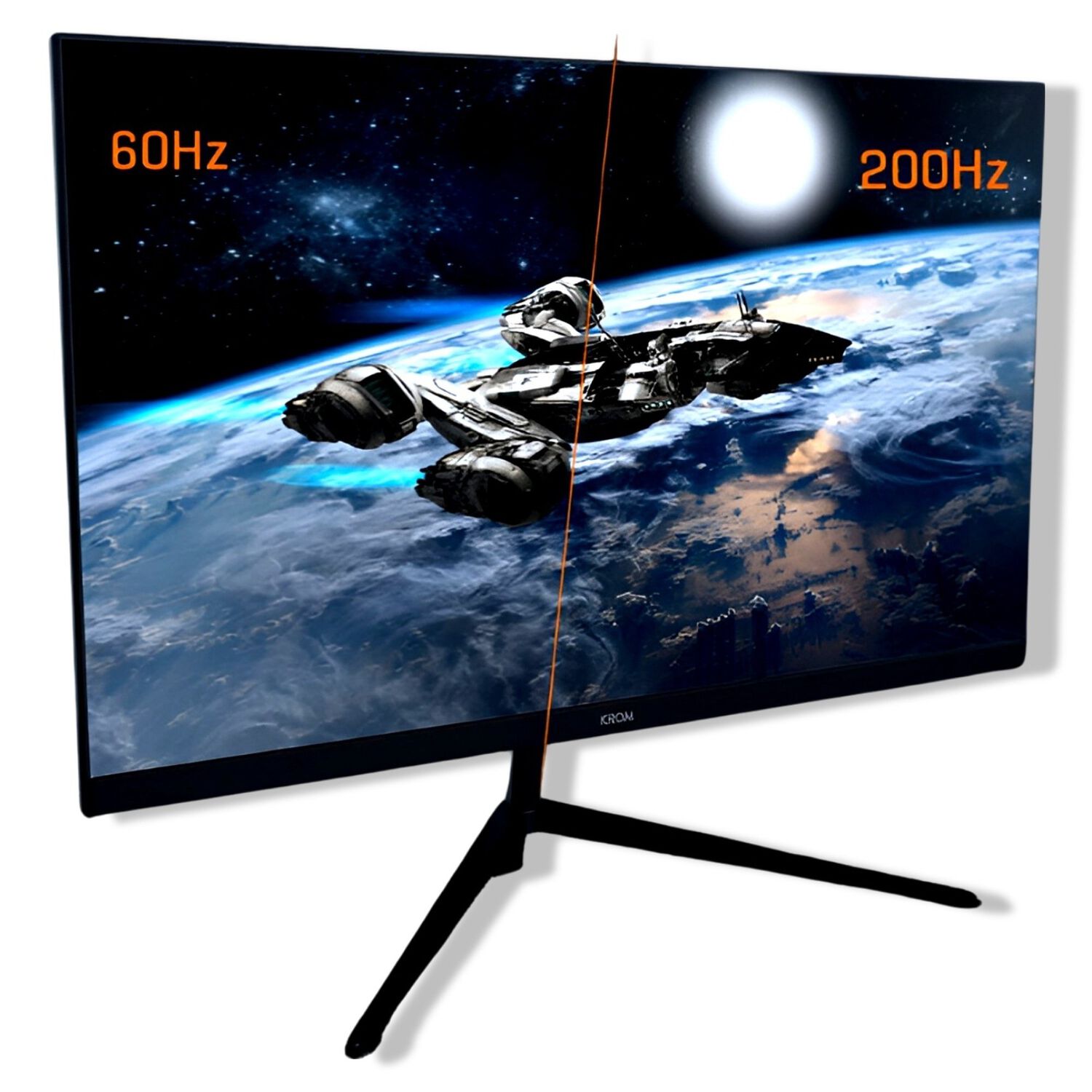 Monitor Gamer Rgb 24&rdquo; Full Hd 200hz Krom Kertz 1ms Hdr image number 2.0