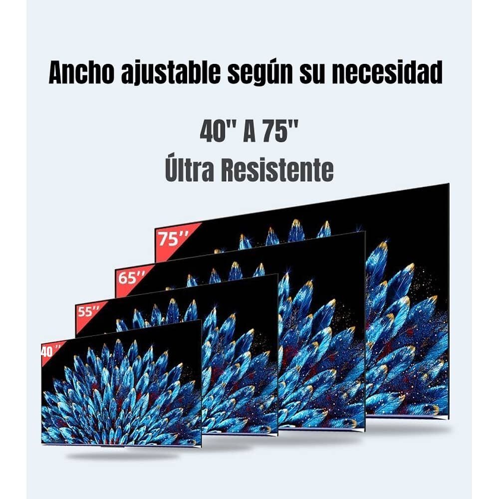 Soporte Tv Ajustable Doble Brazo 40'' A 75'' By Lubabycas image number 6.0