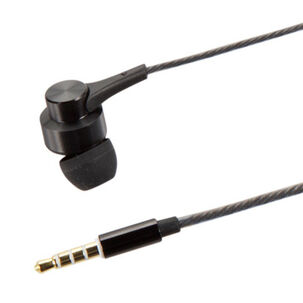 Audífonos Manos Libre  Aiwa 1 Negro Con Cable / Microfono Vc