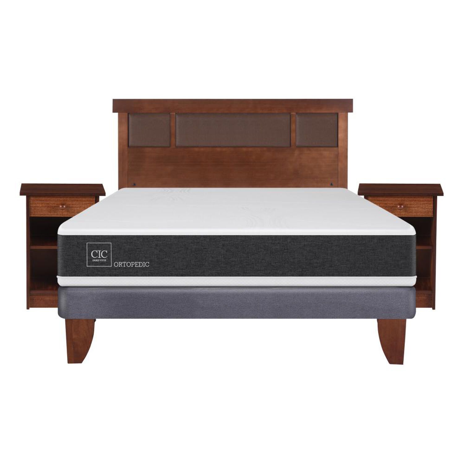 Cama Europea Cic Ortopedic / 2 Plazas / Base Normal image number 0.0