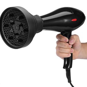 Difusor Para Secador De Cabello De Silicona Plegable Negro