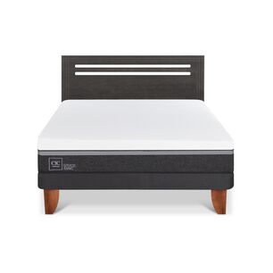 Cama Europea Cic Ortopedic Advance / 2 Plazas / Base Normal + Respaldo