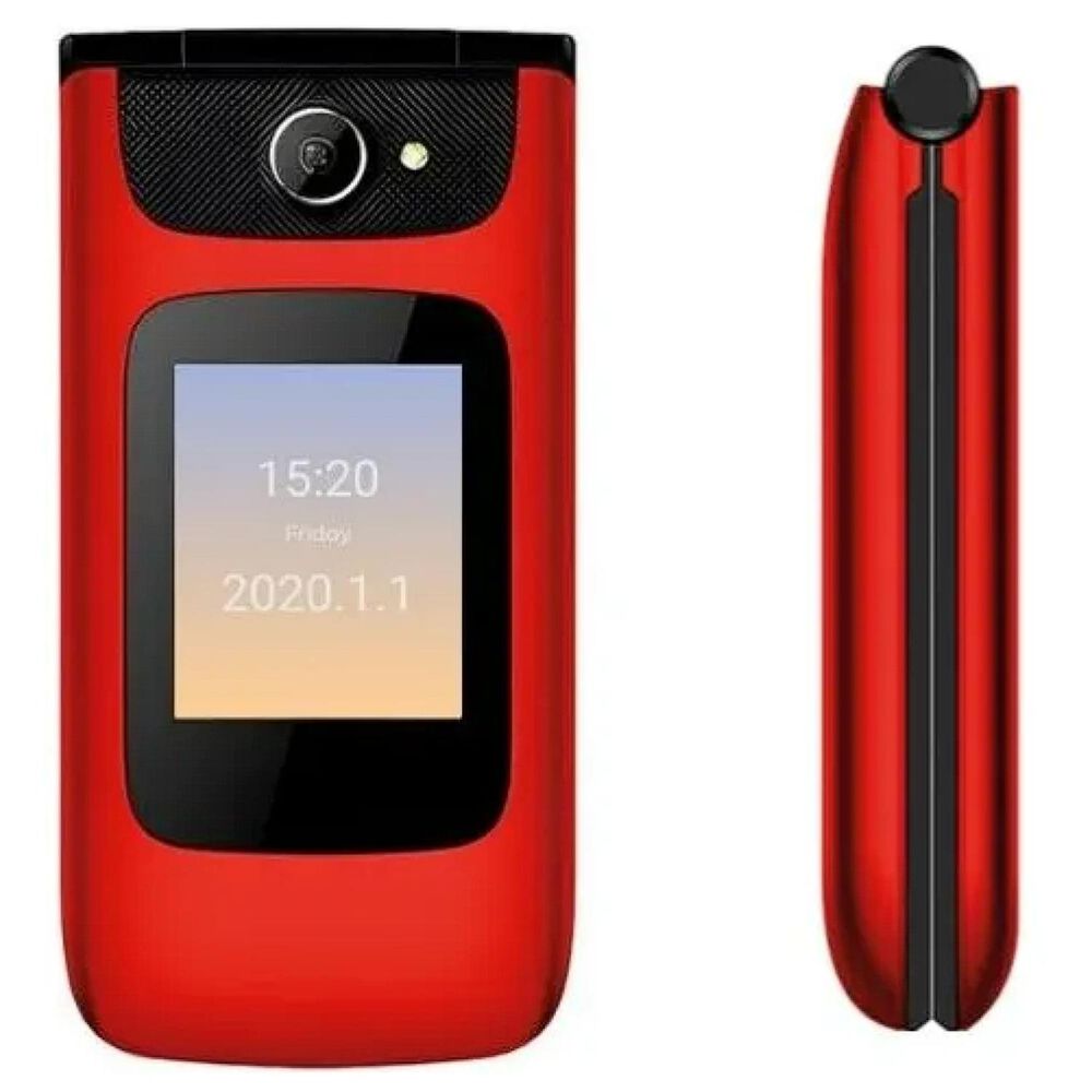 Telefono Senior Tipo Almeja 4g Rojo Clamshell image number 2.0