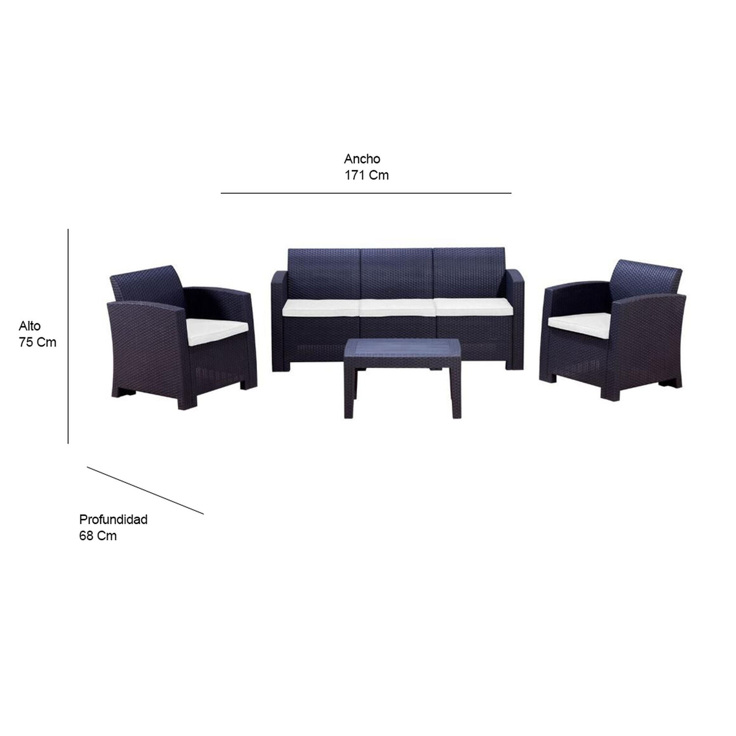 Set Muebles Para Terraza Northwest Milano image number 1.0