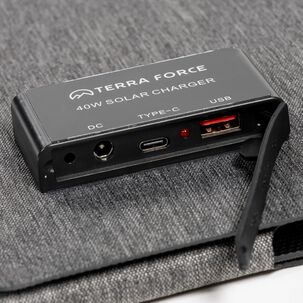 Panel Solar Portátil Plegable Camping 40w Waterproof Usb, Usb-c, Qc3.0 Y Pd18w