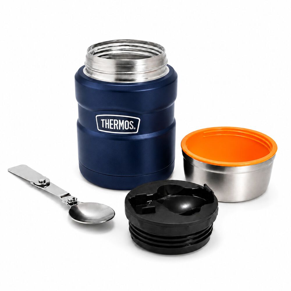 Termo De Comida Premium Inox Thermos King 470ml Navy image number 5.0