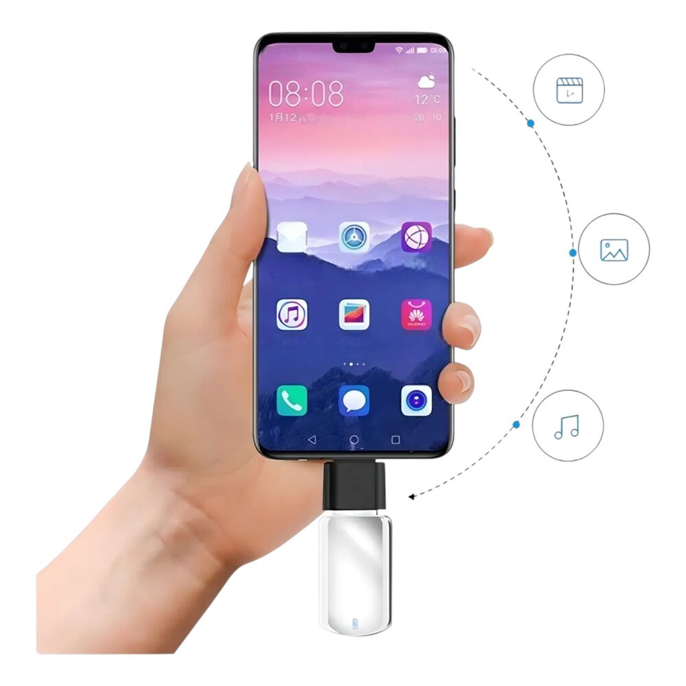 Adaptador Otg Usb-c A Usb Multiplataformas Smartphone Y Pc image number 7.0