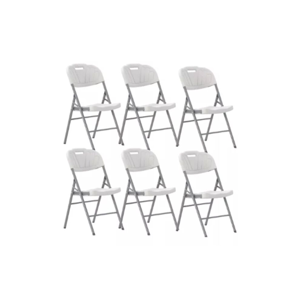 Silla Plegable De Pl&aacute;stico F&aacute;cil De Armar Multifuncional image number 4.0