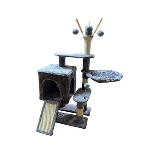 Torre Arbol Casa Rascador Juguete Gatos Terciopelo