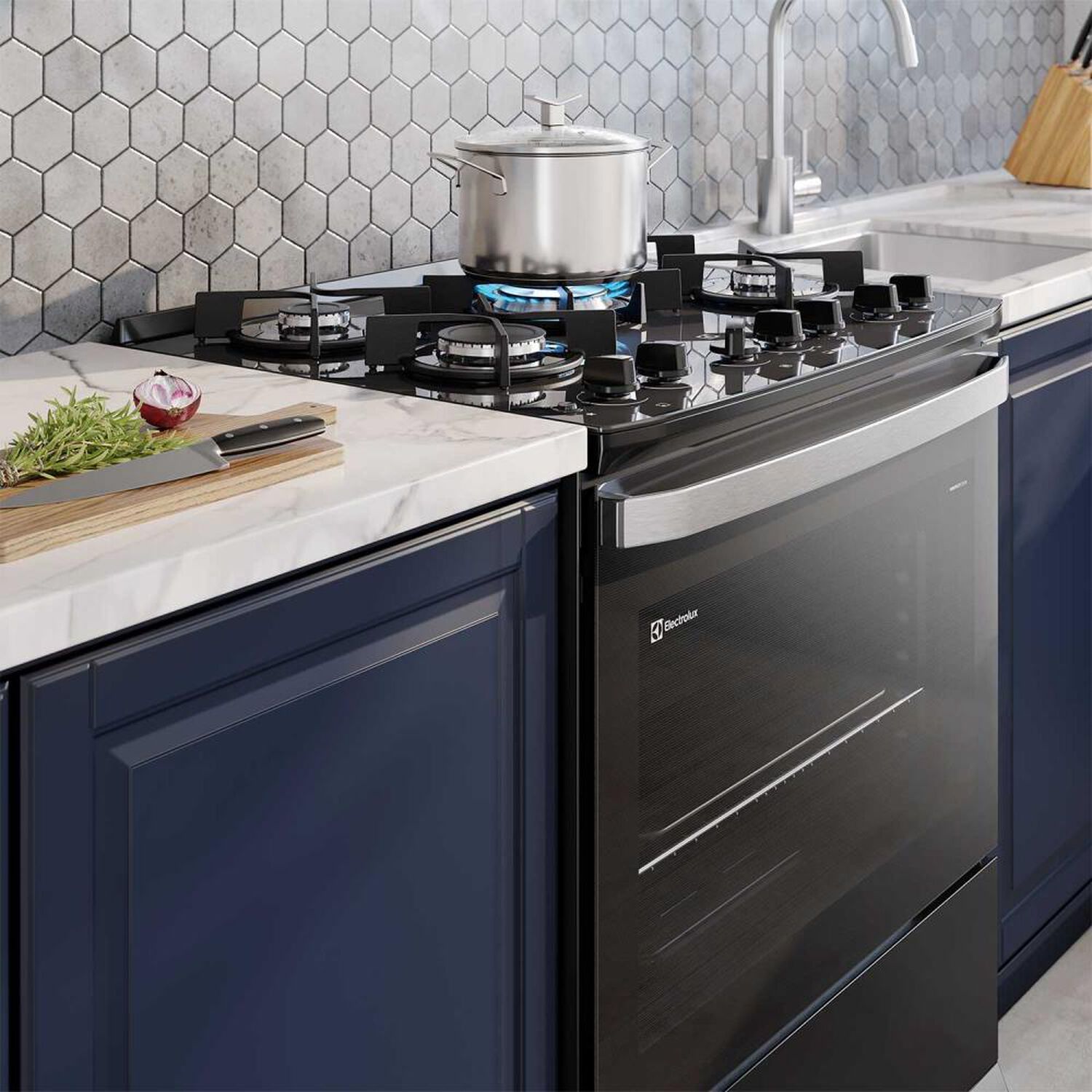 Cocina A Gas Electrolux F5epb 5 Quemadores image number 8.0