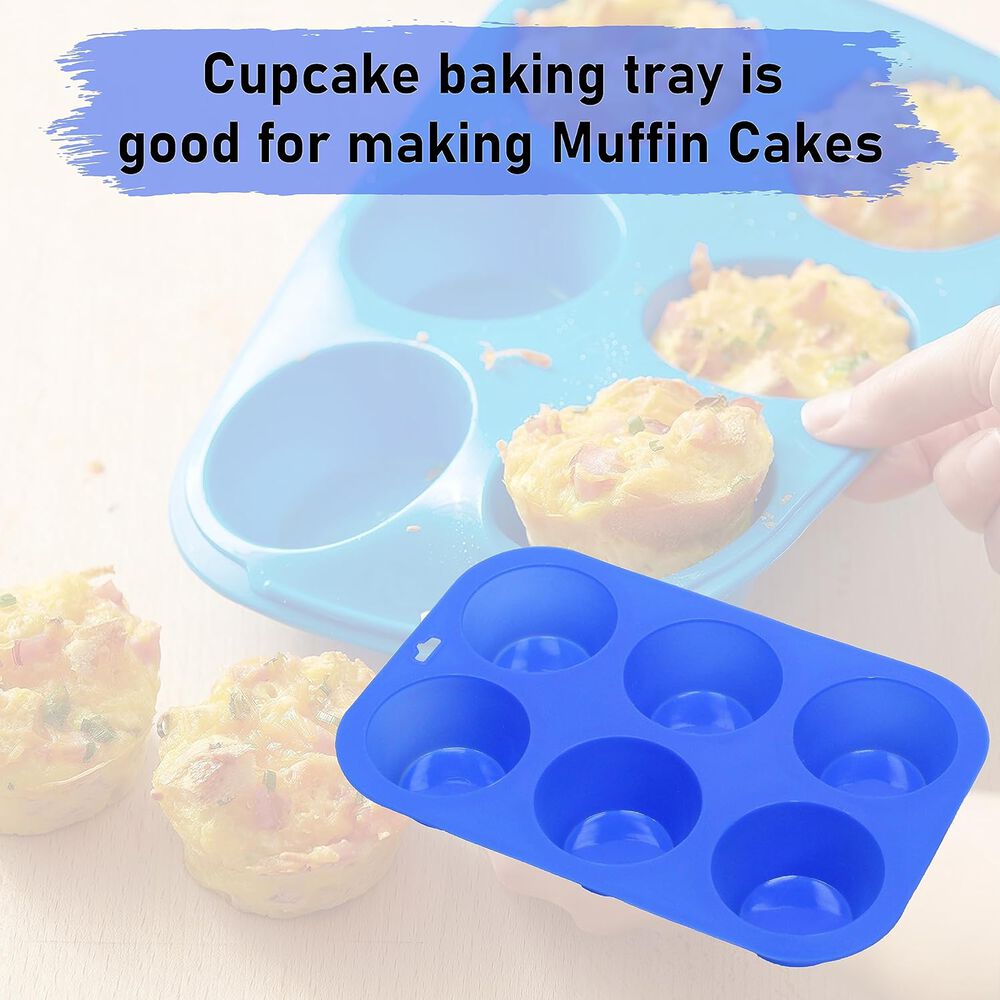 Moldes Silicona Reposteria Cupcake Queques Chocolate Celeste image number 5.0
