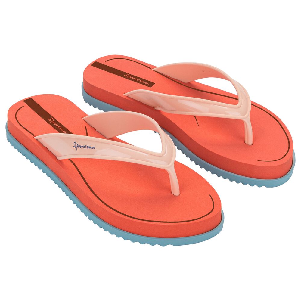 Sandalia Mujer Naranja/beige Rio Ipanema image number 1.0