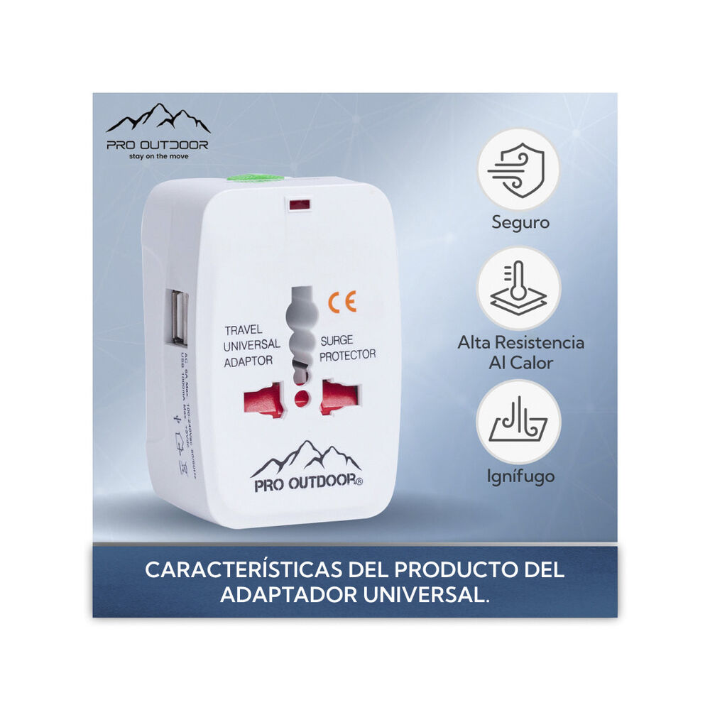 Adaptador Universal Usb Viaje Pro Outdoor image number 3.0