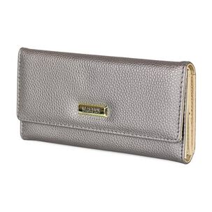 Billetera Mujer Fidelia Gris Kenneth Cole