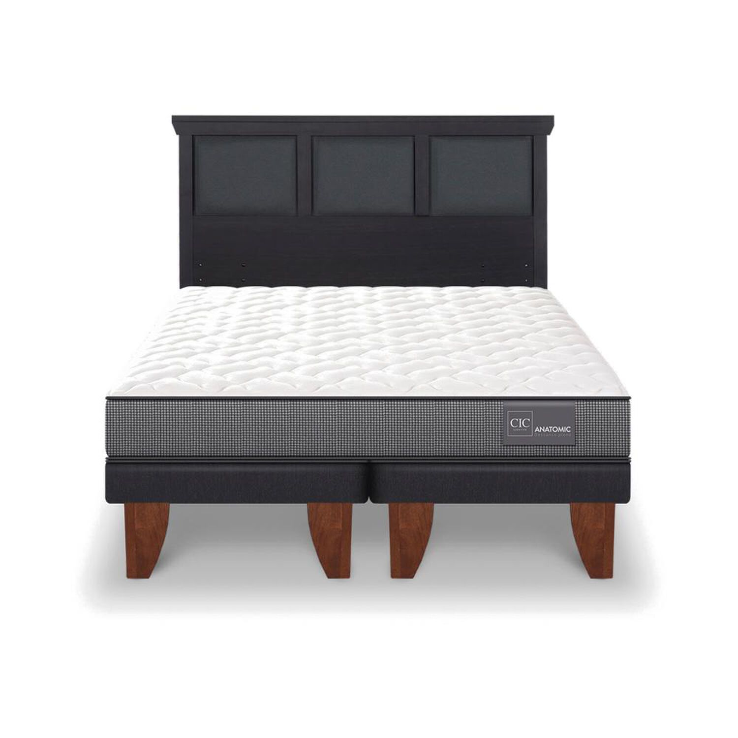 Cama Europea Cic Anatomic / 2 Plazas / Base Dividida + Respaldo image number 0.0