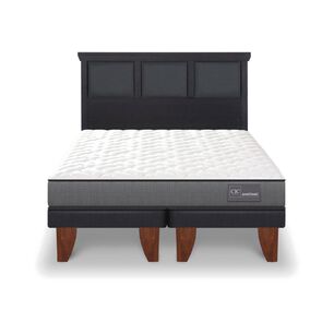 Cama Europea Cic Anatomic / 2 Plazas / Base Dividida + Respaldo