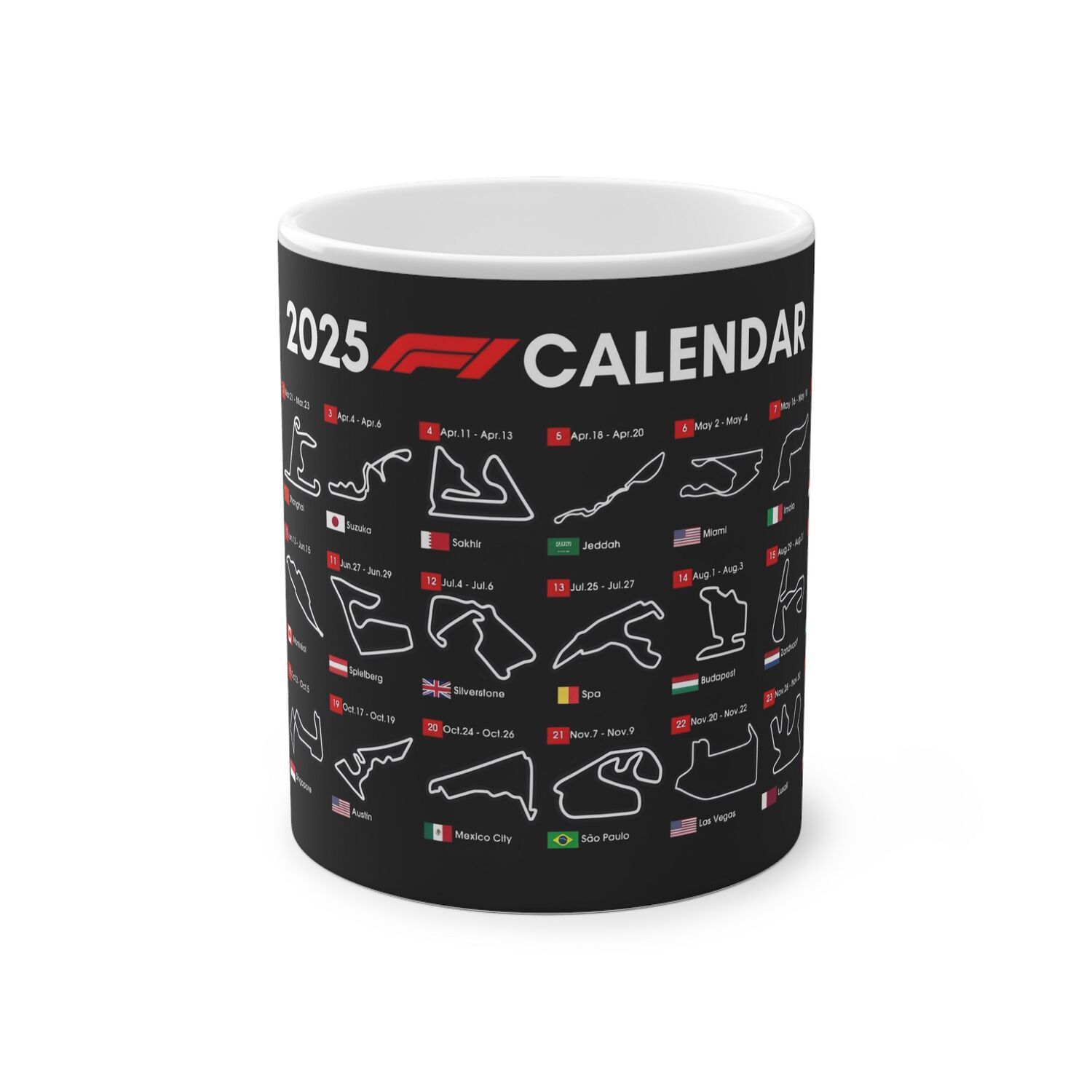 Taza Magica Formula 1 Ceramica 11 Oz image number 0.0