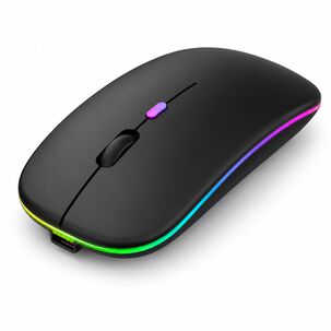 Mouse Inal&aacute;mbrico Dual Bluetooth + Usb 2g Recargable Rgb Bk