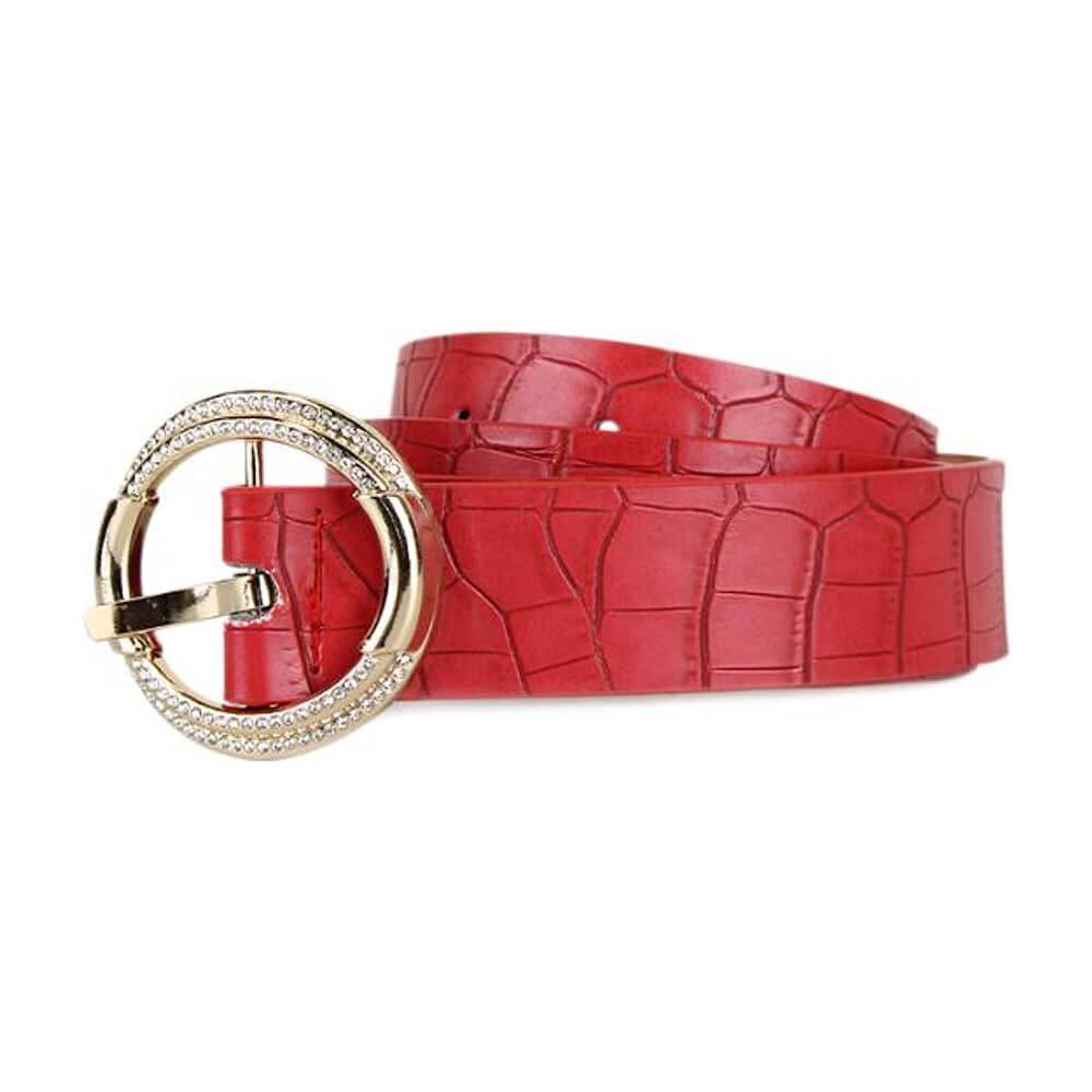 Cintur&oacute;n Mujer Voula Rojo Carven image number 0.0