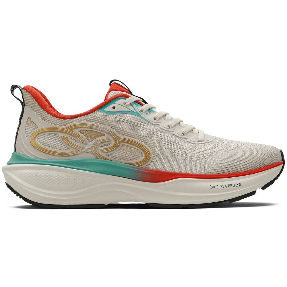 Zapatilla Running Mujer Pride 4 Celeste/rojo/arena image number 0.0