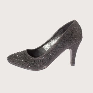Zapato Fiesta Negro V&iacute;a Franca Art. 5a1341black