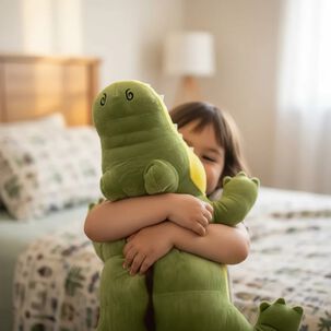 Peluche Cocodrilo Gigante Suave Y Abrazable 77 Cm