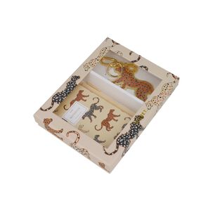 Set Libreta + L&aacute;piz + Charm Secret Sintra St6 Leopardo