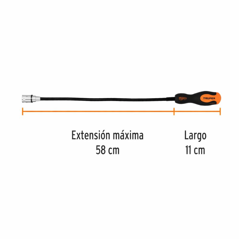 Iman Mecanico Flexible Con Luz Led Truper Profesional image number 2.0