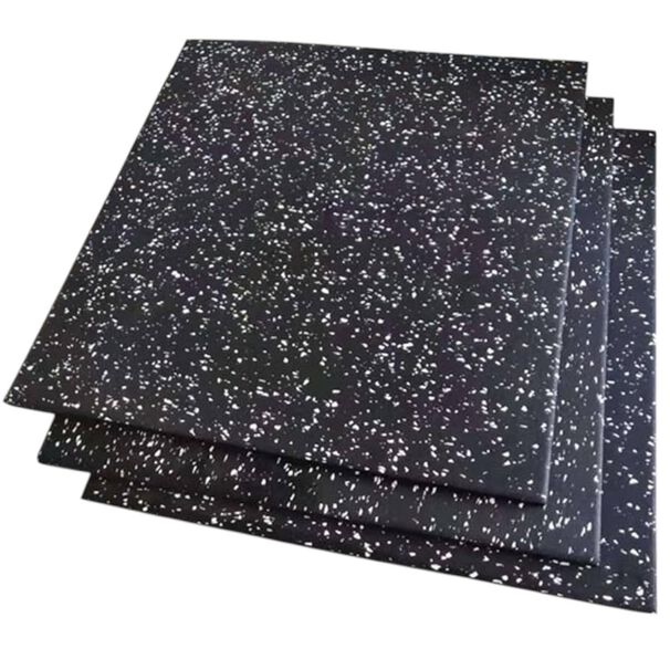 Piso Caucho Gimnasio 50x50cm X Grosor 2.5 Cm