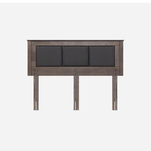 Cama Europea Rosen New Style 4 Plus / King / Base Dividida  + Respaldo Rachel Gris